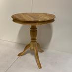 Ronde Teakhouten Wijntafel / bijzettafel - 60 cm - TTM Wonen, Huis en Inrichting, Tafels | Bijzettafels, TTM Wonen, TTM Wonen