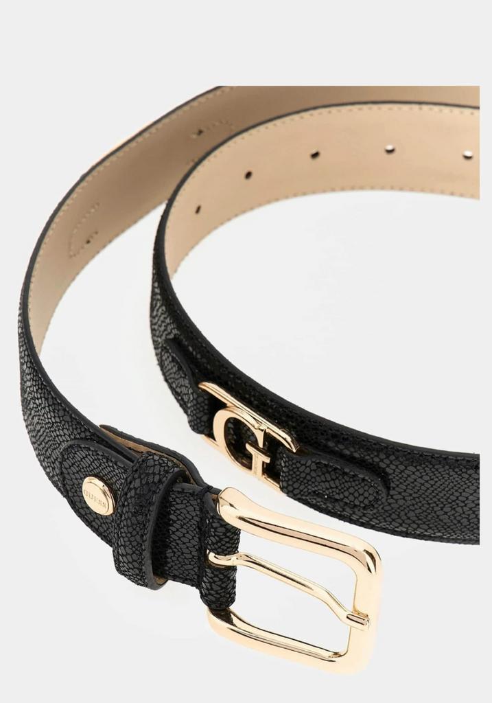 Zwarte Guess riem maat L (120 cm), Kleding | Dames, Riemen en Ceinturen, Zo goed als nieuw, Tailleriem, 100 cm of meer, 3 tot 5 cm