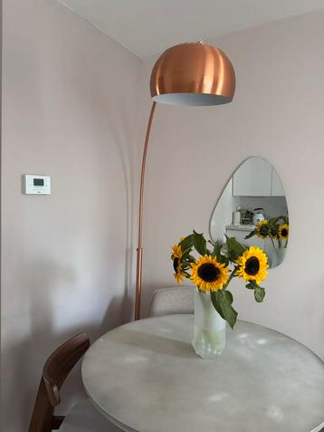 Koperen Booglamp - Vloerlamp beschikbaar voor biedingen