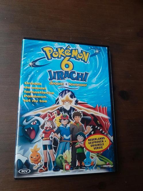 Pokémon 6 De Film - Jirachi Droomtovenaar DVD, Cd's en Dvd's, Dvd's | Tekenfilms en Animatie, Zo goed als nieuw, Anime (Japans)