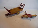 2 X LANDBOUW van: DINKY TOYS, Hobby en Vrije tijd, Modelauto's | 1:43, Ophalen of Verzenden, Gebruikt, Tractor of Landbouw, Dinky Toys