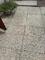 Gratis 35 grindtegels., Tuin en Terras, Tegels en Klinkers, Ophalen, Gebruikt, 10 m² of meer, Beton