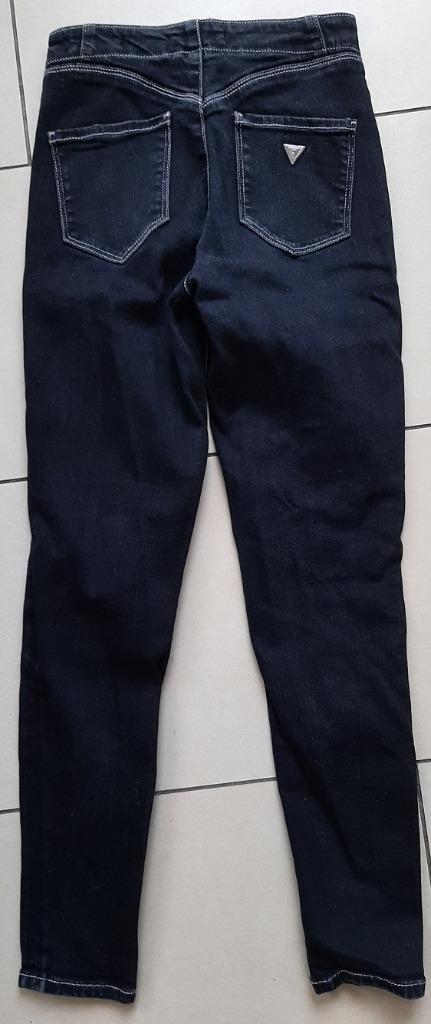 Guess denim broek zwart maat 25, Kleding | Dames, Broeken en Pantalons, Zo goed als nieuw, Maat 34 (XS) of kleiner, Zwart, Lang