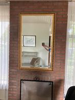 Goudkleurige spiegel met geslepen glas, Ophalen, Zo goed als nieuw, Rechthoekig, Minder dan 100 cm