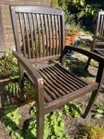 Teakhouten tuinmeubelen, Tuin en Terras, Ophalen, Gebruikt, Hout