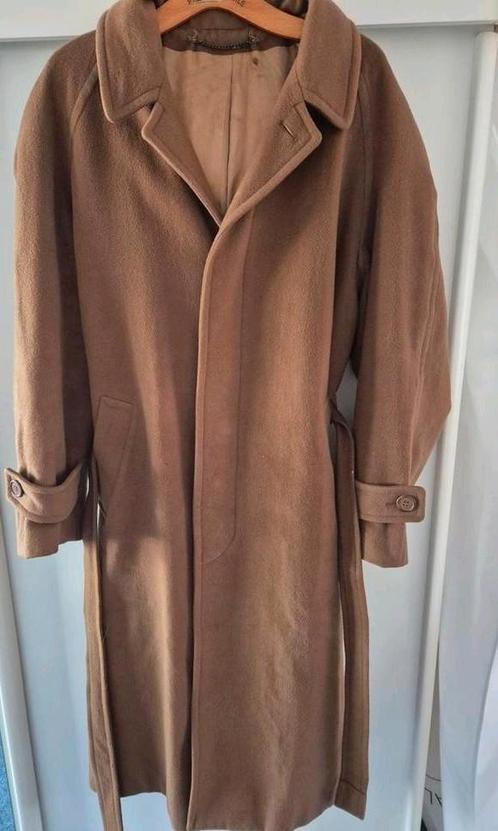 Vintage Van Gils Wollen Jas - Bruin, Kleding | Heren, Jassen | Winter, Zo goed als nieuw, Maat 52/54 (L), Bruin, Ophalen of Verzenden