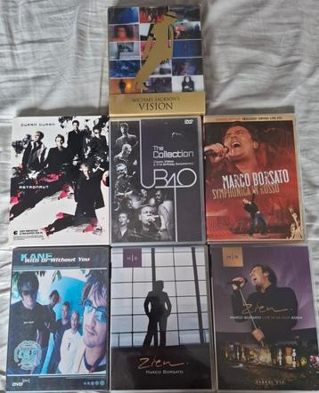 Muziek DVD Collectie - Michael Jackson, Duran Duran, UB40 beschikbaar voor biedingen