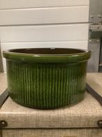 Vintage groene plantenbak,West Germany ,, Minder dan 30 cm, Minder dan 60 cm, Rond, Ophalen of Verzenden