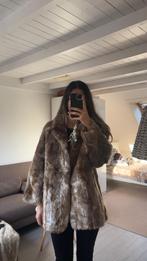 Bont jas, Ophalen, Nieuw, Maat 36 (S), Bruin