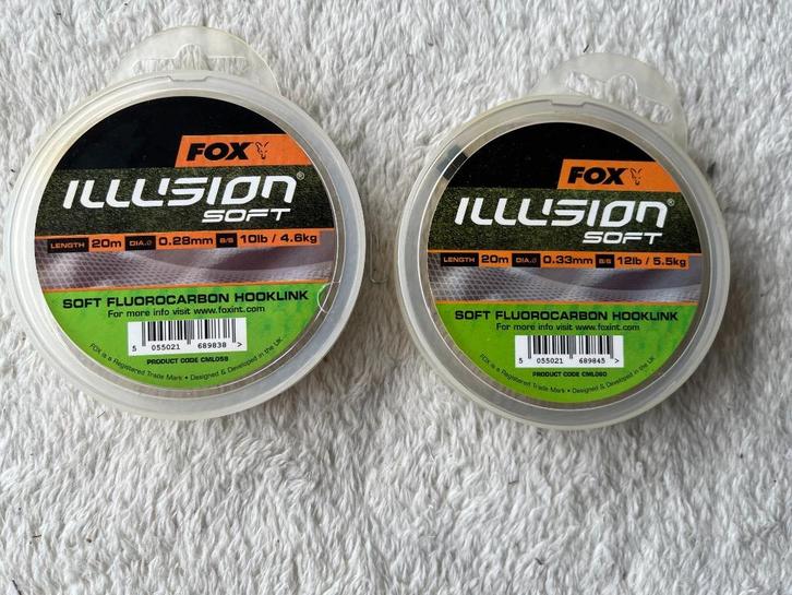 adv 385 / NIEUW mixset 2 rollen FOX hooklink, Watersport en Boten, Hengelsport | Karpervissen, Nieuw, Vislijn, Ophalen of Verzenden