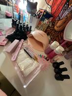 Pink Gellac Starter Kit met Lamp & Kleuren, Ophalen of Verzenden, Zo goed als nieuw, Toebehoren, Handen en Nagels