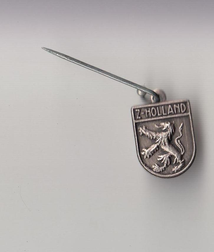Zuid Holland Provincie wapen speldje, Verzamelen, Speldjes, Pins en Buttons, Gebruikt, Speldje of Pin, Overige onderwerpen, Ophalen of Verzenden