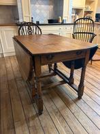 Antieke Eettafel met Engelse Stoelen, Ophalen of Verzenden