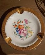 Vintage Limoges Asbak met Bloemen, Antiek en Kunst, Ophalen of Verzenden