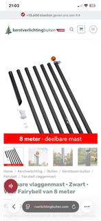 Fairybell mast 8 meter 3 weken gebruikt, Ophalen of Verzenden, Zo goed als nieuw