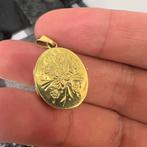 14k gouden kettinghanger medallion nieuw, Ophalen of Verzenden, Nieuw, Goud