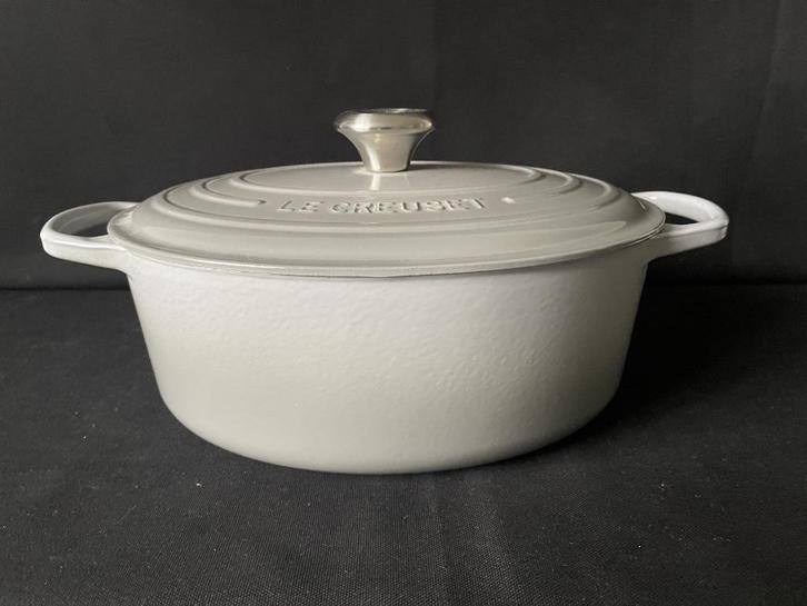 Ovale braadpan, Le Creuset 29 cm, Huis en Inrichting, Keuken | Potten en Pannen, Nieuw, Koekenpan of Braadpan, Gietijzer, Inductieplaat
