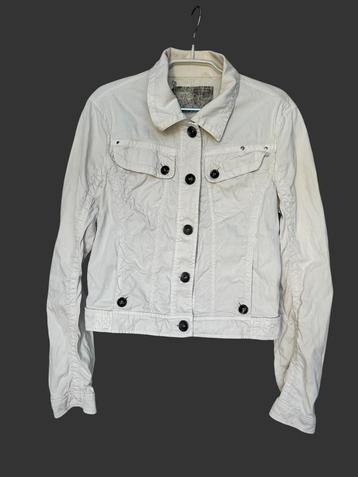 Marc Cain Jacket Maat N3 Crème Beige Moto Style beschikbaar voor biedingen