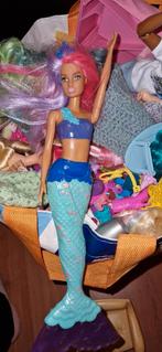 Tas vol barbies, Kinderen en Baby's, Speelgoed | Poppen, Ophalen of Verzenden, Zo goed als nieuw, Barbie
