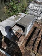 U-Elementen Antraciet Beton Bloembak, Ophalen, Gebruikt, 60 tot 100 cm, Beton