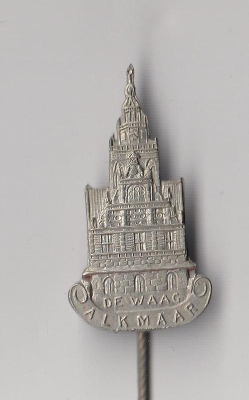 Alkmaar de Waag speldje, Verzamelen, Speldjes, Pins en Buttons, Gebruikt, Speldje of Pin, Overige onderwerpen, Ophalen of Verzenden