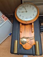 Warmink Handgemaakte Grenen Wandklok, Ophalen, Gebruikt, Analoog, Wandklok