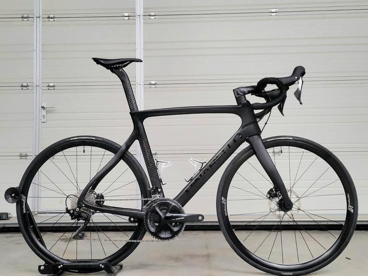 Pinarello Gan racefiets (carbon cockpit!), Fietsen en Brommers, Fietsen | Racefietsen, Zo goed als nieuw, Heren, Overige merken