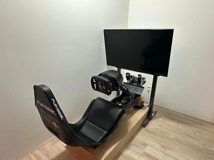 Complete Racesimulator Setup - Playseat F1 + Fanatec loadcel, Spelcomputers en Games, Spelcomputers | Overige, Gebruikt, Ophalen