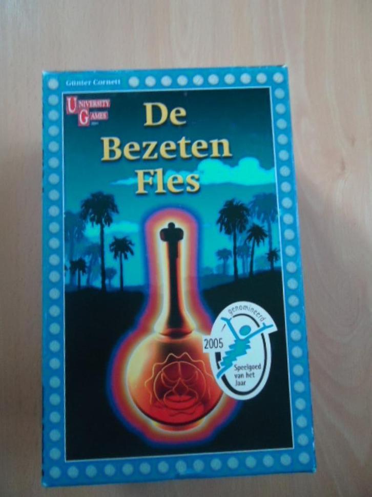 De bezeten fles, kaartspel. Compleet en zgan, Hobby en Vrije tijd, Gezelschapsspellen | Kaartspellen, Zo goed als nieuw, Een of twee spelers