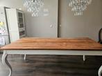 Eettafel met Queen Ann poot 2.18m, Ophalen, 200 cm of meer, 50 tot 100 cm, Vijf personen of meer
