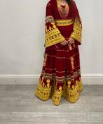 Prachtige Rode Jurk met Gouden Details, Afghan jurk, Kleding | Dames, Maat 38/40 (M), Ophalen of Verzenden, Gedragen, Rood