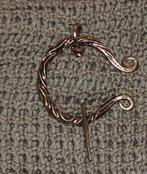 koperkleurige Grote fibula 5,5 cm tong 8,5 cm - 109334, Ophalen of Verzenden, Nieuw