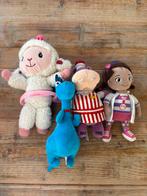 4 knuffels speelgoeddokter, Kinderen en Baby's, Speelgoed | Knuffels en Pluche, Ophalen of Verzenden, Zo goed als nieuw, Overige typen