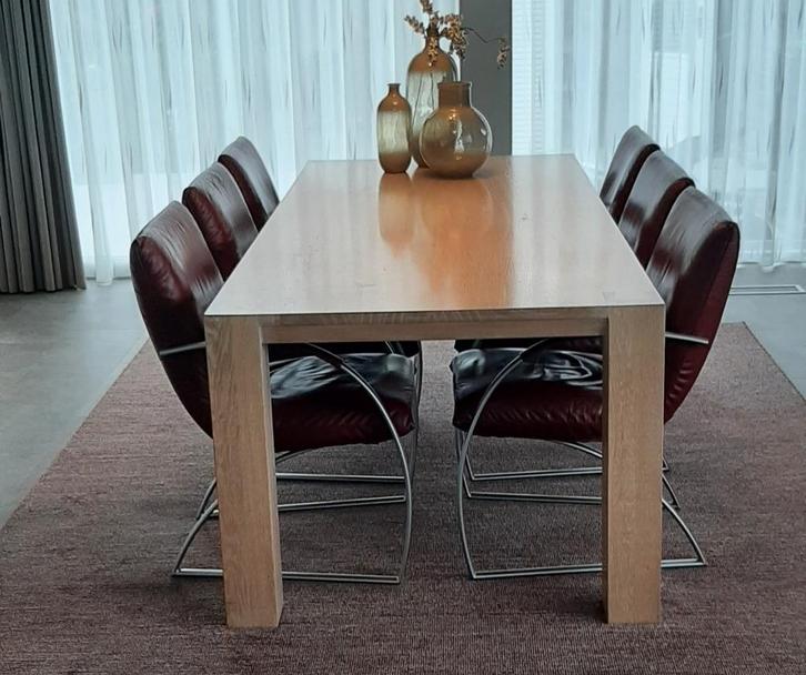 Rolf Benz eethoek met bijpassende salontafels, Huis en Inrichting, Tafels | Salontafels, Gebruikt, 75 cm of meer, 50 tot 100 cm