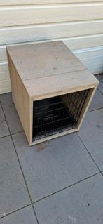 Bench hondenhok hondenbench steigerhout, Dieren en Toebehoren, Ophalen, Zo goed als nieuw, Minder dan 65 cm