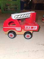 Houten Brandweerauto Speelgoed, Kinderen en Baby's, Speelgoed | Speelgoedvoertuigen, Ophalen, Gebruikt