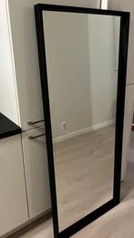 IKEA Spiegel met zwarte rand, Huis en Inrichting, Woonaccessoires | Spiegels, Ophalen, Minder dan 50 cm, Zo goed als nieuw, 150 tot 200 cm