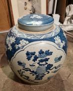 Antieke grote Chinese pot gemberpot China, Ophalen