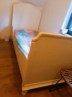 Landelijk brocant bed, Kinderen en Baby's, Ophalen, 85 tot 100 cm, Gebruikt, Lattenbodem