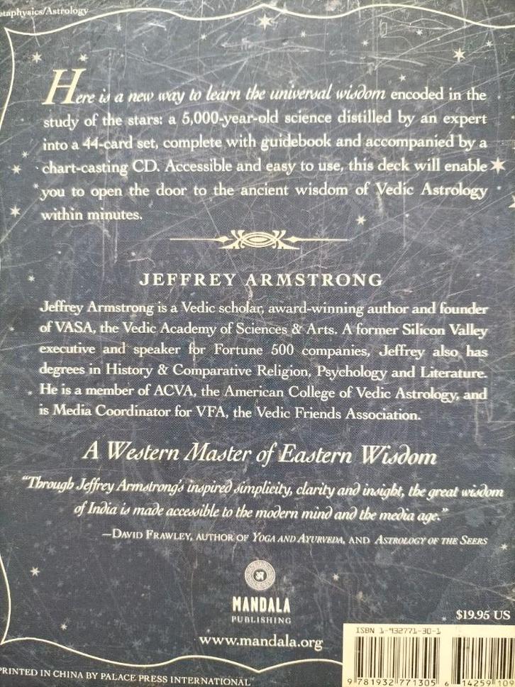 Vedische astrologie kaarten, Boeken, Esoterie en Spiritualiteit, Gelezen, Overige typen, Astrologie, Ophalen