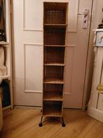 Vintage rotan CD rek - 114 CD's, Huis en Inrichting, Ophalen of Verzenden, Zo goed als nieuw