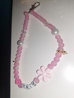 Roze Telefoonkoord met Edelstenen en Kralen, Ophalen of Verzenden, Nieuw, Overige materialen, Met bedels of kralen
