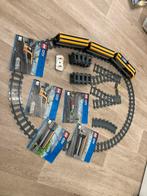 Lego trein met extra rails, Hobby en Vrije tijd, Ophalen of Verzenden, Zo goed als nieuw, Gelijkstroom, Rails