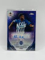 Simon Adingra - Topps Chrome - Auto /299 - Brighton, Ophalen of Verzenden, Zo goed als nieuw, Buitenlandse clubs, Poster, Plaatje of Sticker