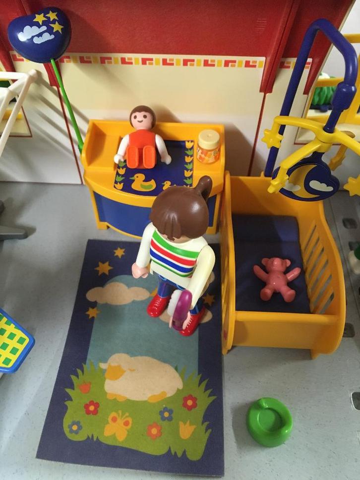 Playmobil Babykamer 3207 Modern Woonhuis poppetje moeder bab, Kinderen en Baby's, Speelgoed | Playmobil, Zo goed als nieuw, Complete set