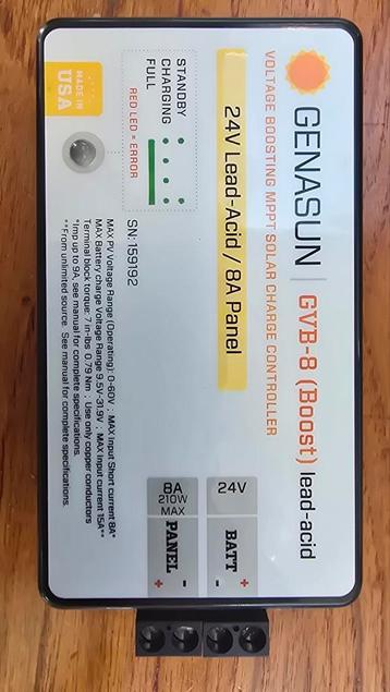 Genasun laadregelaar booster 24 volt beschikbaar voor biedingen