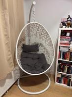 Hangstoel swing met standaard - wit - ø104x200 cm, Ophalen, Wit, Zo goed als nieuw, Eén