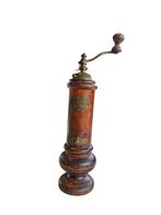Vintage Italiaanse pepermolen van Grato – Massief houten maa, Ophalen of Verzenden, ., ., .