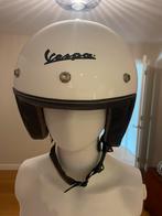 Vespa helm wit, Fietsen en Brommers, Brommerhelmen, Ophalen of Verzenden, Zo goed als nieuw