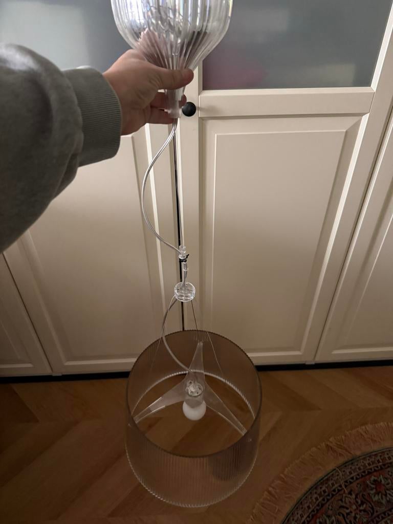 Mooie Kartell Gé hanglamp, Huis en Inrichting, Lampen | Hanglampen, Zo goed als nieuw, Minder dan 50 cm, Kunststof, Ophalen of Verzenden